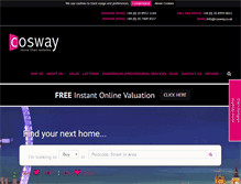 Tablet Screenshot of cosway.co.uk